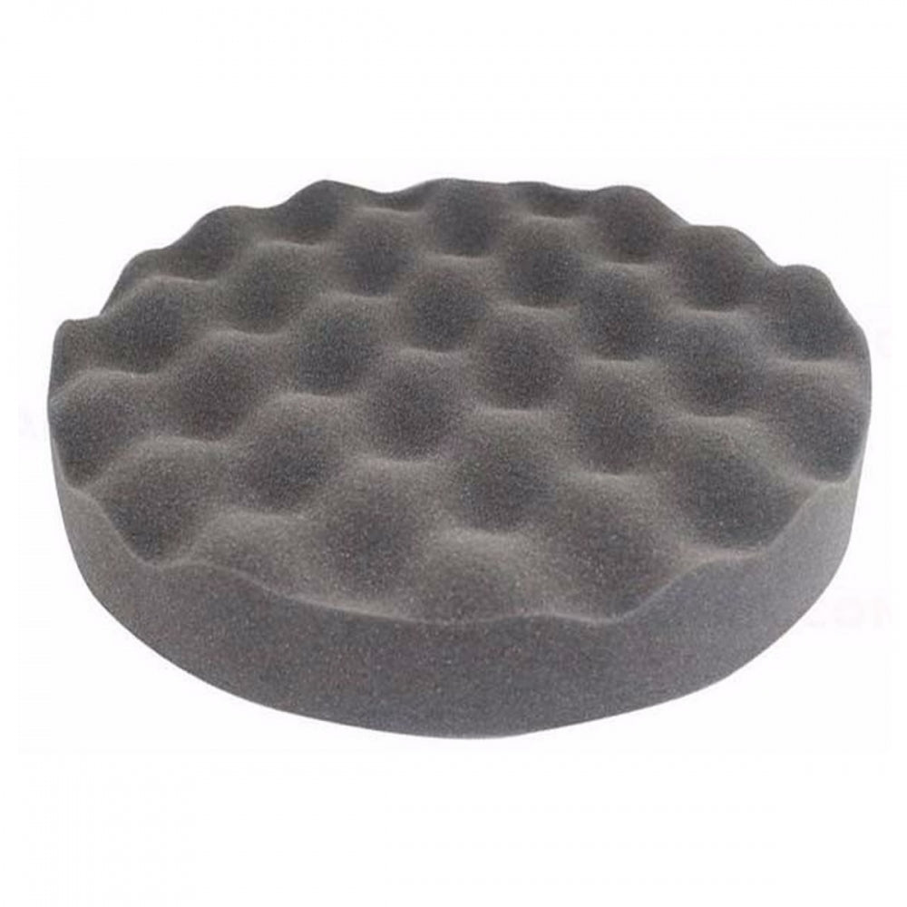 BOINA DE ESPUMA COM PRATO PRETA 8 ONDULADA