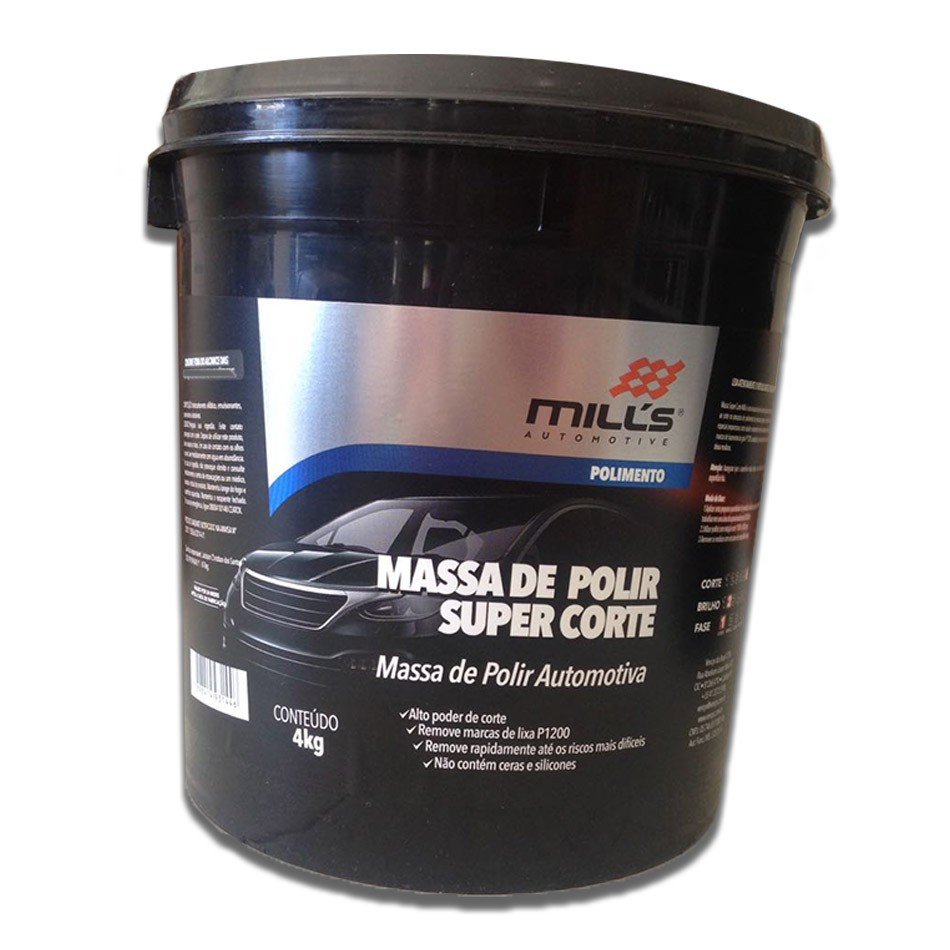 MASSA DE POLIR SUPER CORTE MILLS 4KG