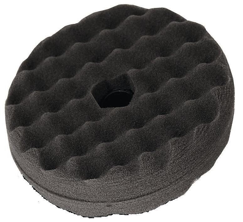 BOINA DE ESPUMA COM PRATO DUPLA FACE PRETA MACIA 8