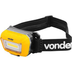 Carregar imagem na Galeria, LANTERNA PARA CABECA RECARREGAVEL LED COB LCV200 VONDER