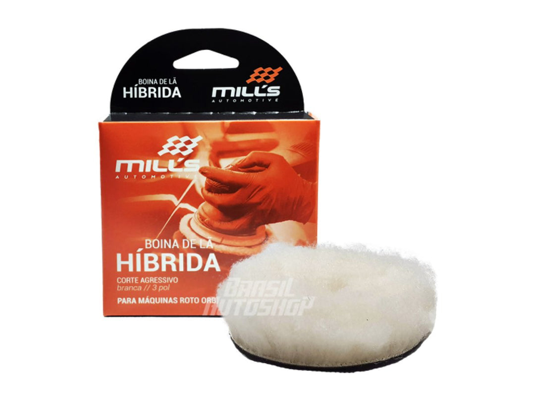 BOINA LÃ HIBRIDA BRANCA 3 ORBITAL  MILLS