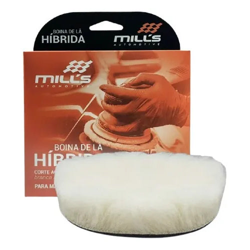 BOINA LÃ HIBRIDA BRANCA 5 ROTATIVA MILLS