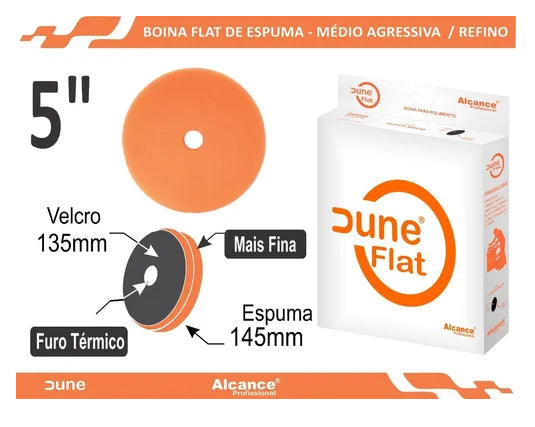 Boina de Espuma Flat laranja Dune 5 ALCANCE