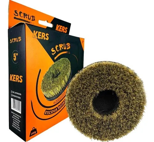 ESCOVA DE LIMPEZA PARA POLITRIZ COM VELCRO KERS 5