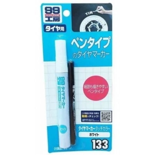 TIRE MAKER CANETA PINTA PNEU BRANCA SOFT99