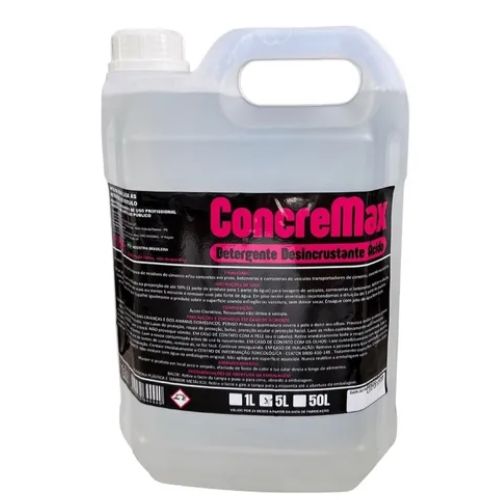 CONCREMAX REMOVEDOR CONCRETO 5 LITROS VISÃO QUIMICA