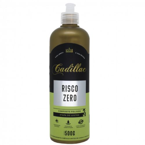 COMPOSTO POLIDOR RISCO ZERO LUSTRO 500G CADILLAC
