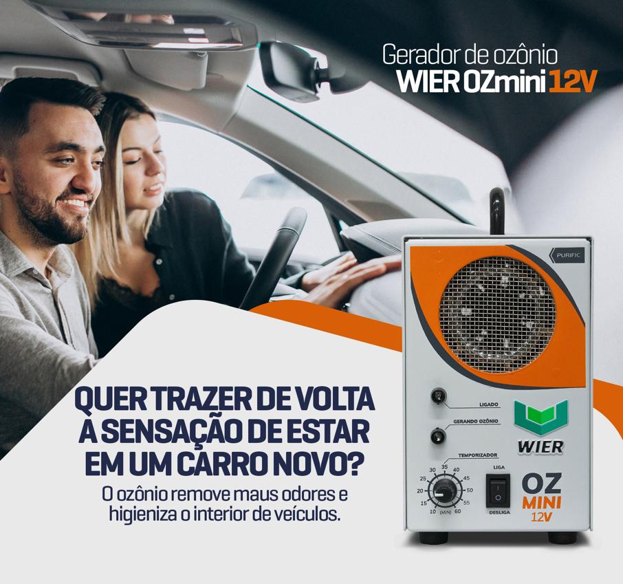 GERADOR DE OZONIO OXI SANITIZACAO WIER OZ 12V