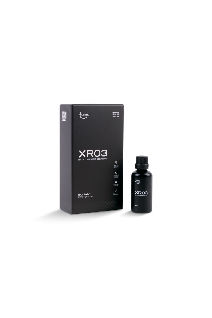 NASIOL XR03 50ML 7h NANO COATING PROTEÇÃO E DURAÇÃO ATÈ 1,5 ANOS