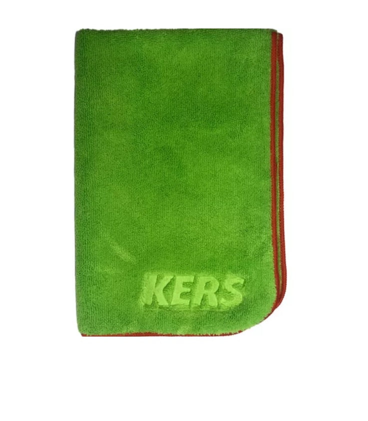 PANO TOALHA DE MICROFIBRA GREEN FIBER VERDE 40X60CM 400GSM KERS