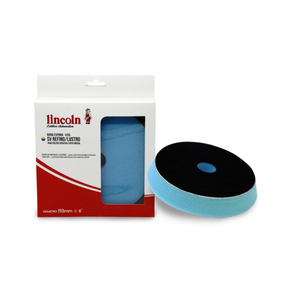 BOINA DE ESPUMA AZUL REFINO LUSTRO 6 LINCOLN