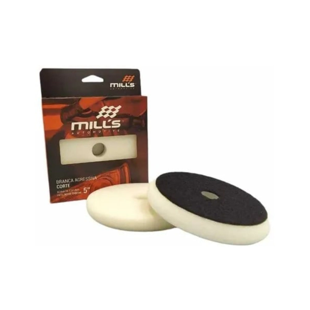 BOINA DE ESPUMA BRANCA AGRESSIVA MILLS 5