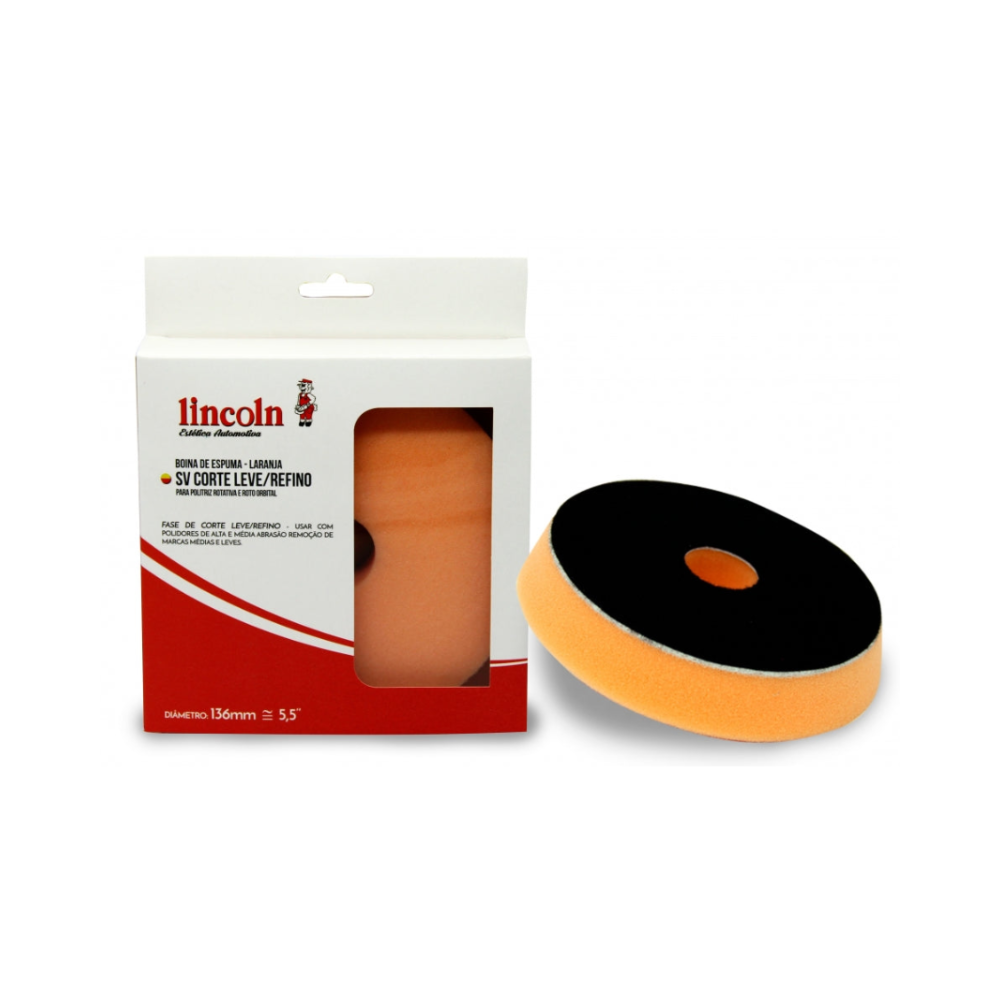 BOINA DE ESPUMA LARANJA 5.5 LINCOLN