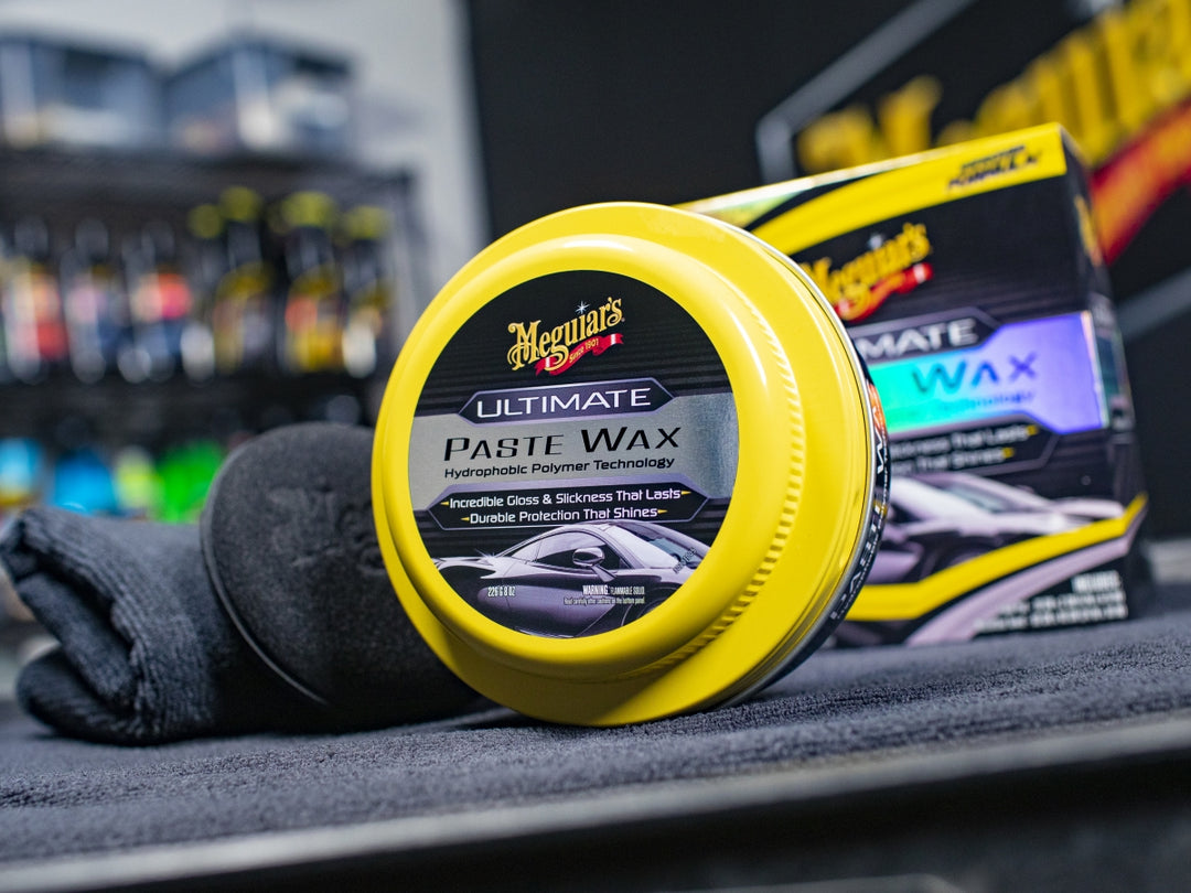 Cera em Pasta Ultimate Paste Wax Meguiar's – 226g | Proteção Sintética, Brilho Espelhado e Alta Hidrorrepelência