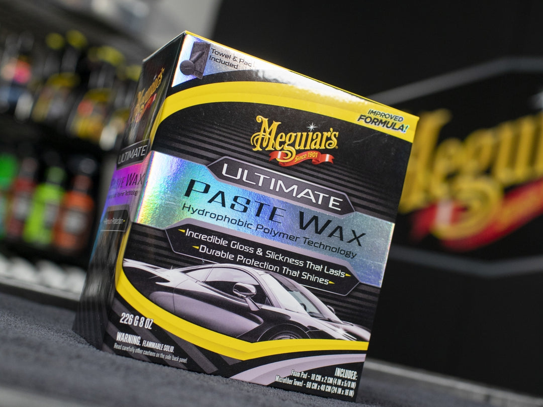 Cera em Pasta Ultimate Paste Wax Meguiar's – 226g | Proteção Sintética, Brilho Espelhado e Alta Hidrorrepelência