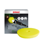 Carregar imagem na Galeria, BOINA DE ESPUMA REFINO E LUSTRO AMARELA COM FURO SONAX ROTO ORBITAL 6