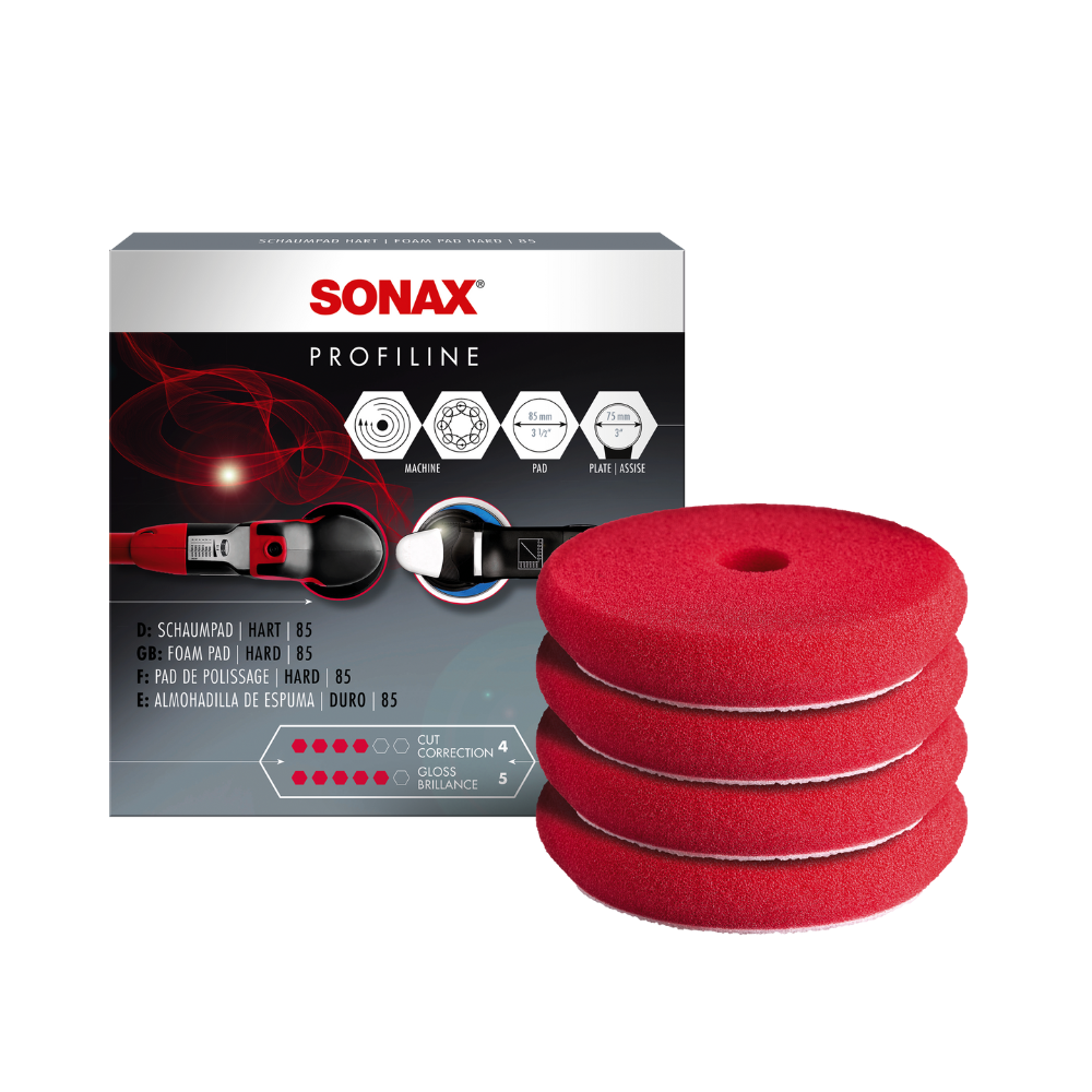 BOINA DE ESPUMA VERMELHA CORTE SONAX 3