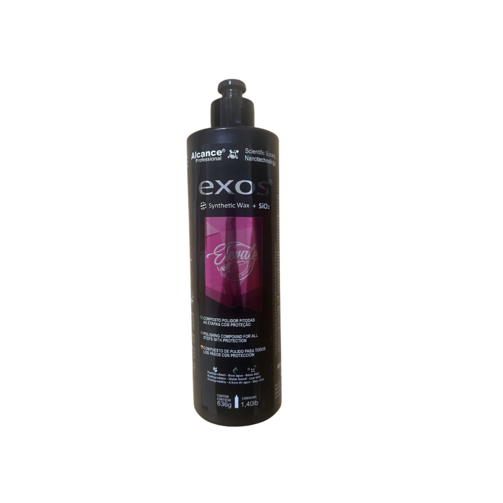 EXOS POLIDOR 4 EM 1 WAX + SIO2 500ML ALCANCE