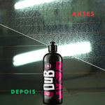 Carregar imagem na Galeria, antes e depois do Lady Bug Removedor de Chuva Ácida 500ml – Dub Boyz, vendido na Auto Leds produtos para estética automotiva