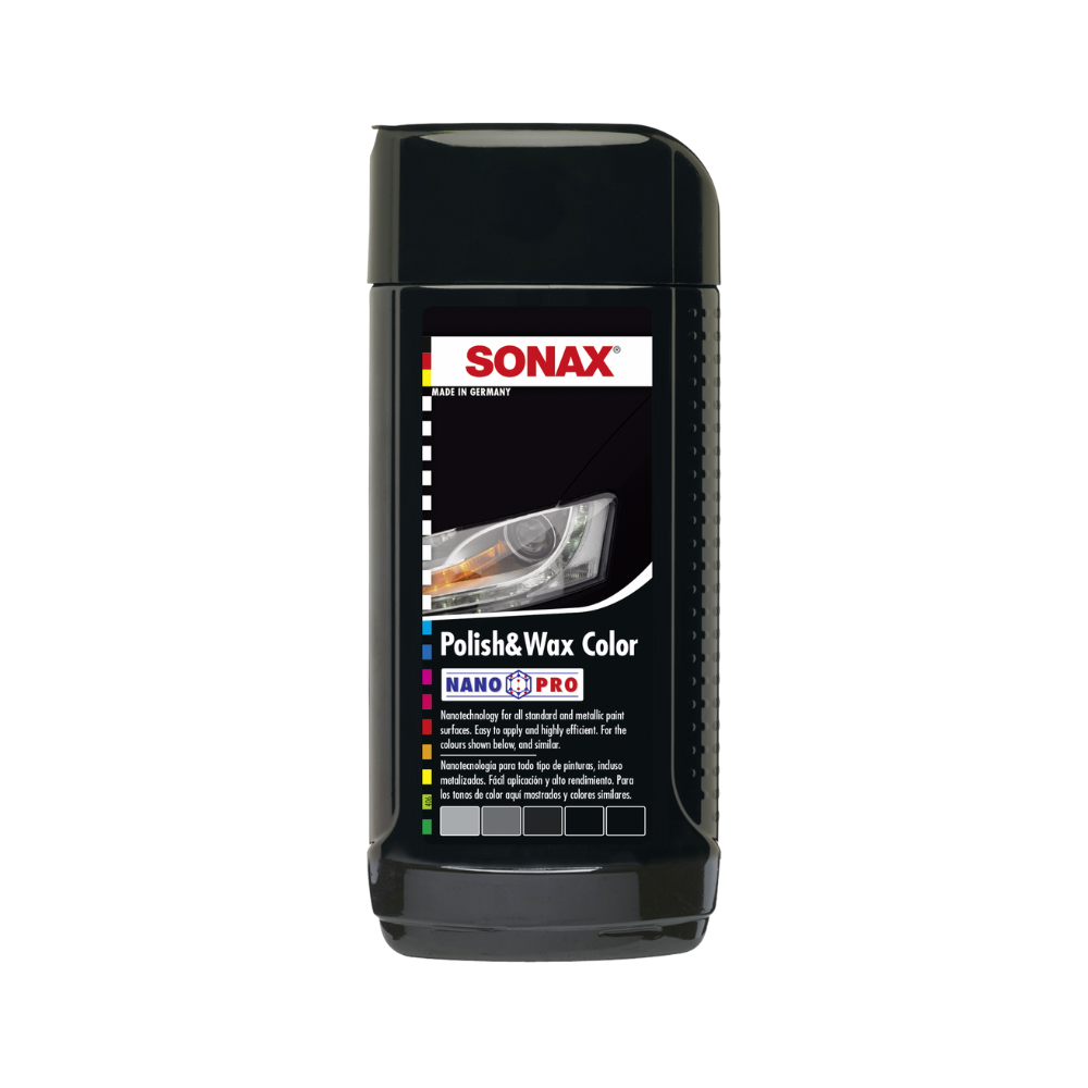 POLISH WAX BLACK NANOPRO SONAX 250ML
