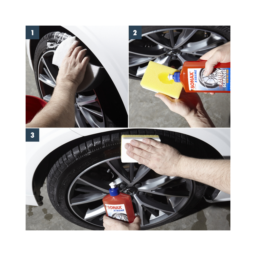 SONAX TYRE GLOSS GEL BRILHANTE PARA PNEUS 500ML