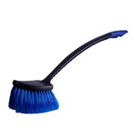 Carregar imagem na Galeria, Escova de Rodas Longa Vonixx com cabo ergonômico e cerdas azuis para limpeza de rodas de veículos.
