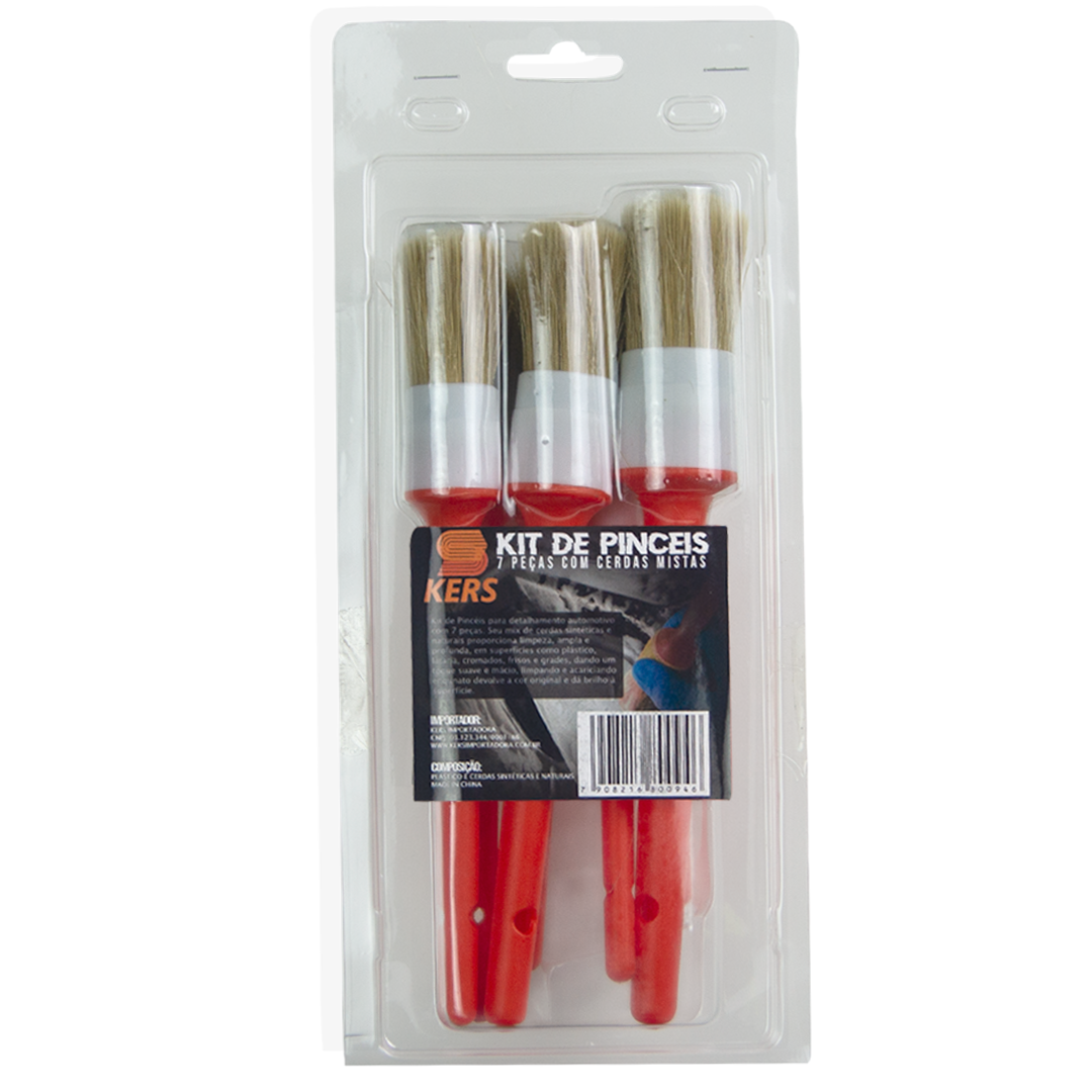 KIT PINCEL DETALHAMENTO KERS 7 UND