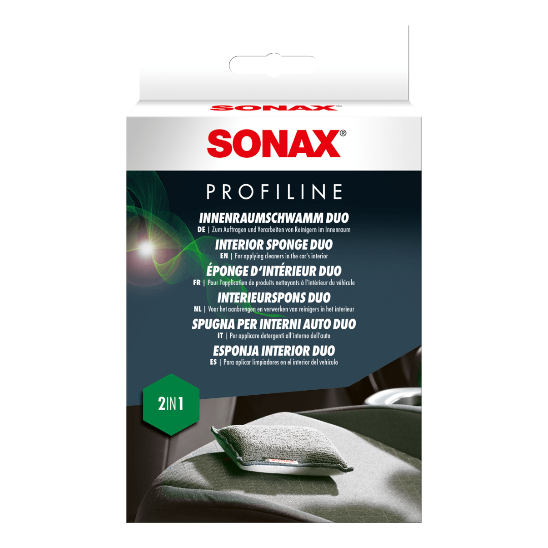 ESPONJA PARA LIMPEZA INTERNA INTERIOR SPONGE DUO SONAX