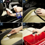 Carregar imagem na Galeria, Limpeza de interiores com a ESPONJA PARA LIMPEZA INTERNA INTERIOR SPONGE DUO SONAX em diferentes superfícies internas.