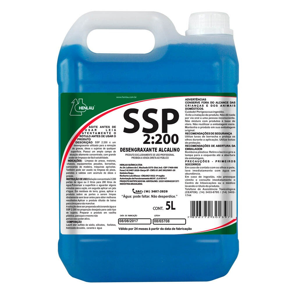 SSP DESENGRAXANTE 2:200 HL 5L