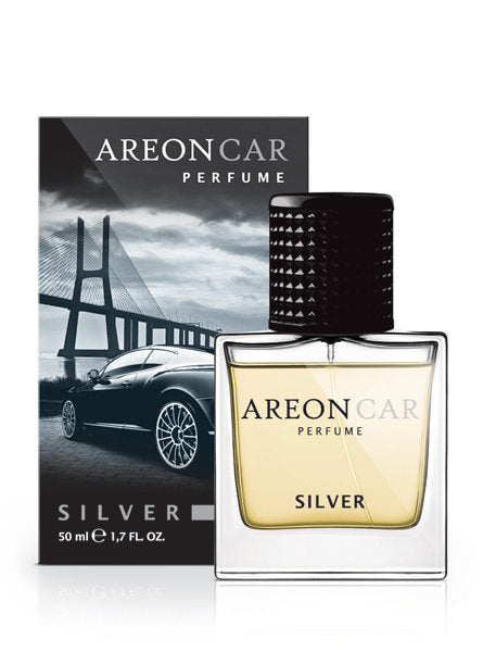 AROMATIZANTE AREON FOR CAR PERFUME SPRAY 50ML SILVER