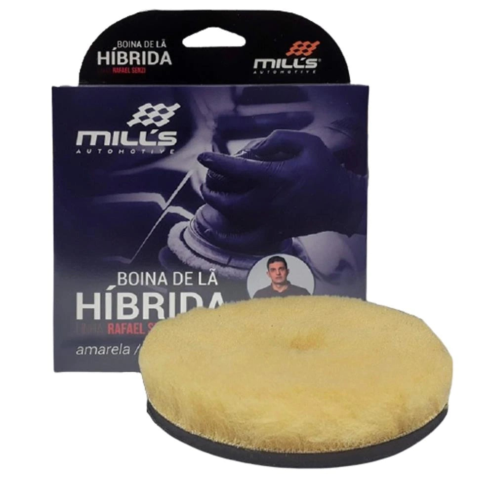 BOINA LÃ HIBRIDA RS AMARELA 6 INTERFACE EVA LIVRE  MILLS