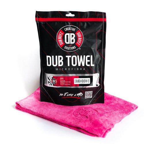 PANO DE MICROFIBRA DUB BOYZ ROSA 400GSM 40X60 SGCB
