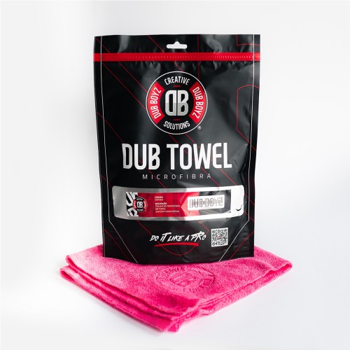 PANO DE MICROFIBRA DUB BOYZ ROSA 350GSM 40X40 SGCB