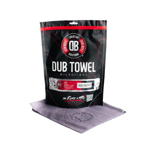 PANO DE MICROFIBRA DUB BOYZ CINZA 350GSM 40X40 SGCB