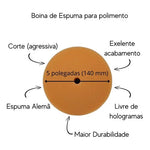 Carregar imagem na Galeria, BOINA DE ESPUMA LARANJA CORTE NP2 5 NEW POLISH
