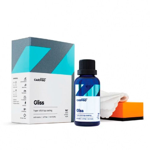 CARPRO CQUARTZ GLISS KIT TOP COAT 50ML