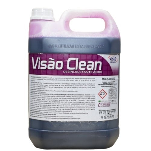 INTERCAP DESINCRUSTANTE ALCALINO CONCENTRADO 1:40L 5L Visão Quimica