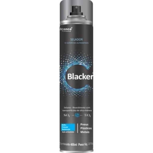 BLACKER REVESTIMENTO SIO2 e TIO2 PLASTICOS, BORRACHAS e METAIS 400ML ALCANCE