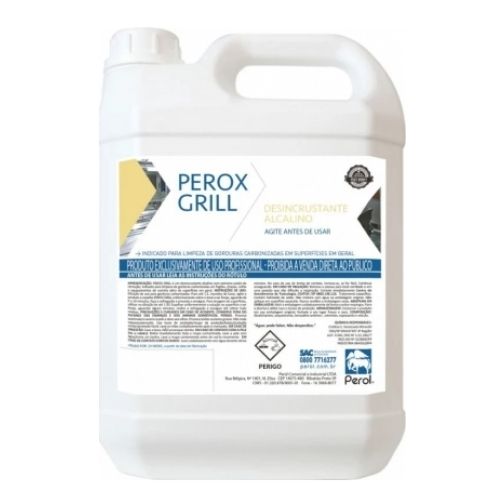 PEROX GRILL DESINCRUSTANTE DE CHAPA E COIFA 5L PEROL