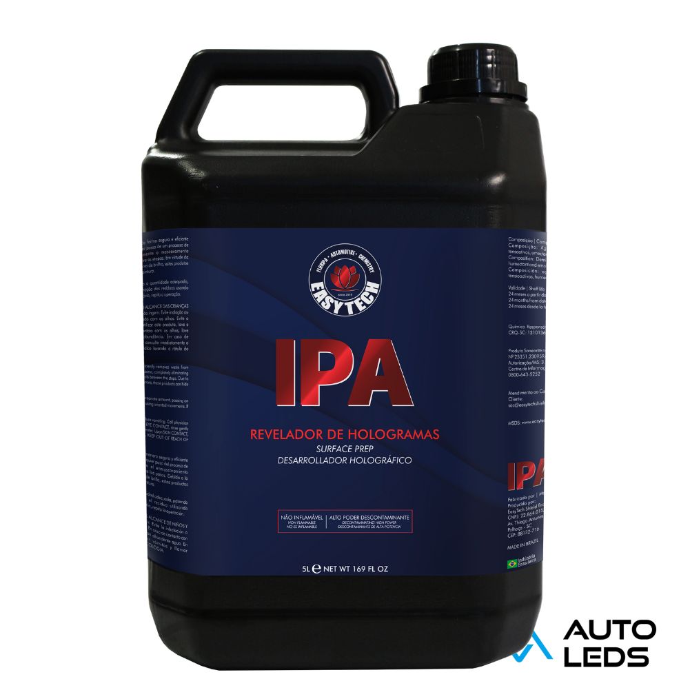 IPA REVELADOR HOLOGRAMA EASYTECH 5L
