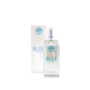 AROMATIZANTE ADC BLUE 50ML EASYTECH em frasco transparente com embalagem branca ao fundo.