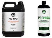 KIT PRO IMPER 5L + PREPARA 1.5L - produtos para impermeabilização profissional de tecidos.