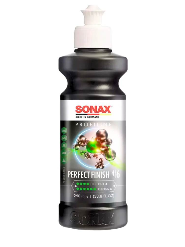 SONAX PERFECT FINISH 2 EM 1 COMPOSTO REFINO E LUSTRO 250GR