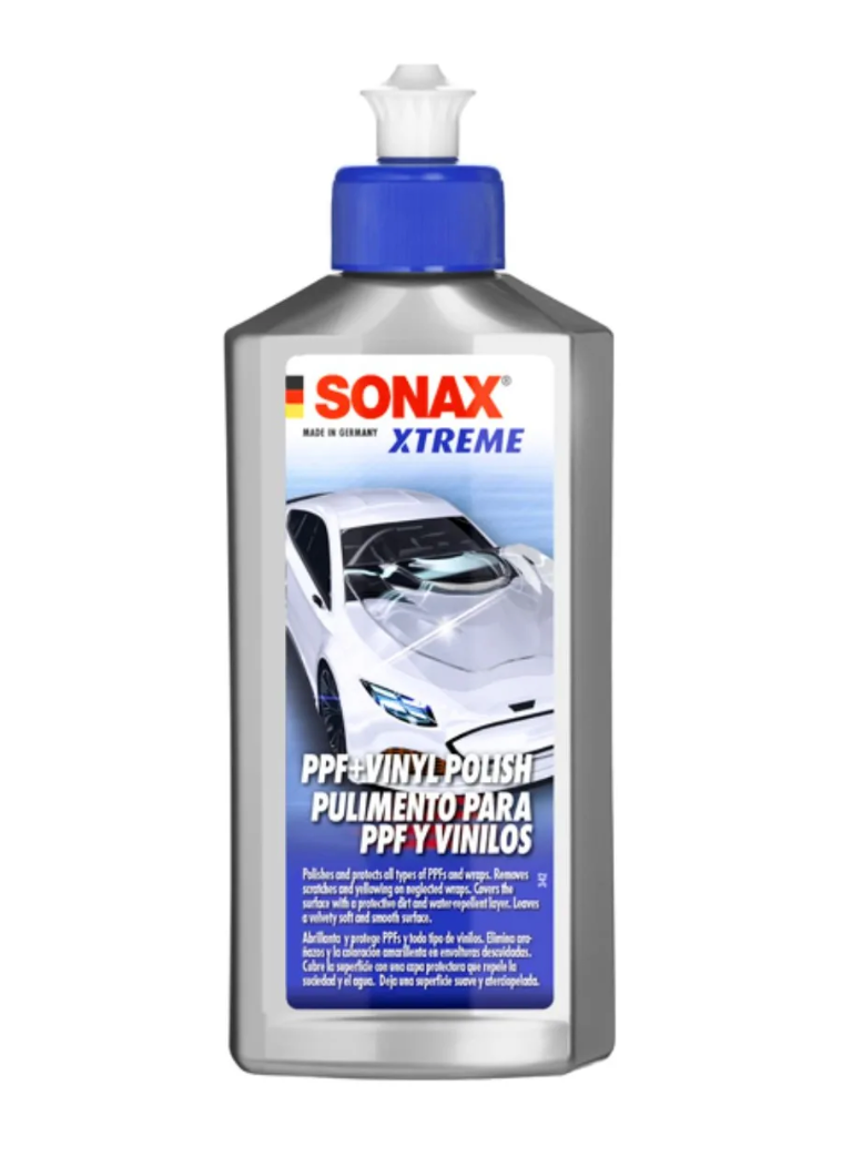 PPF + VINYL POLISH EXTREME POLIDOR PPF E PLASTICOS 250ML SONAX