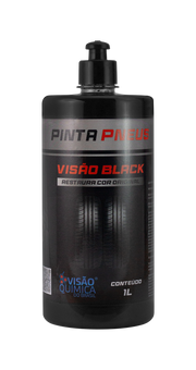 PRETINHO VISAO BLACK RESTAURADOR PINTA PNEU 1L VISAO QUIMICA