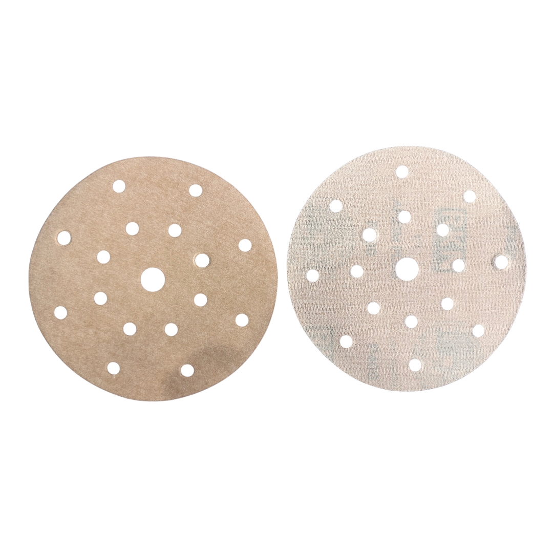 AP23 PLUS DISCO DE LIXA com 17 furos, tipo P400, ideal para lixamento automotivo e moveleiro.