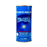 DILUENTE PU 900ML - ITAQUÁ em embalagem azul, ideal para diluição de tintas automotivas.