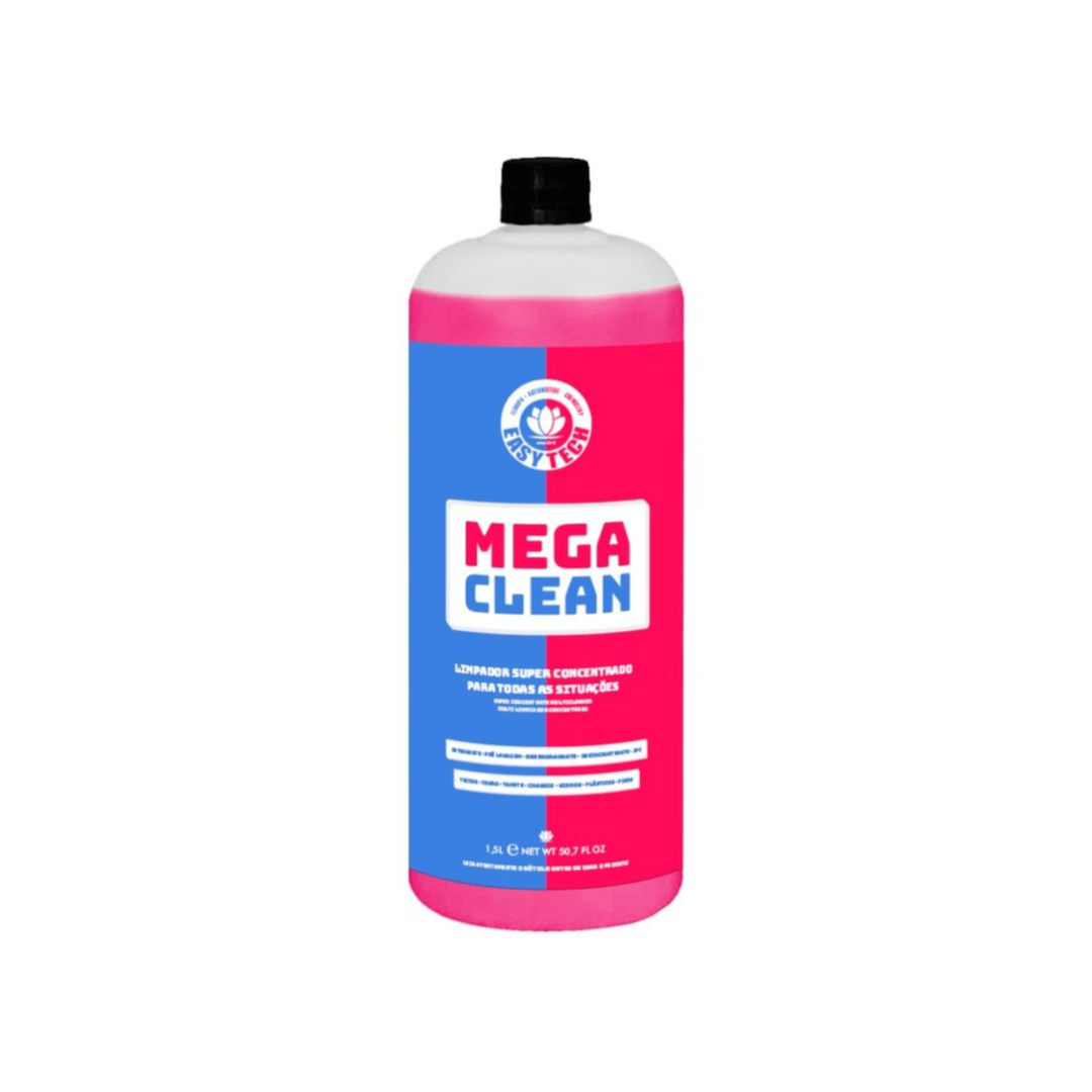 MEGACLEAN 1,5L EASYTECH - LIMPADOR CONCENTRADO na Auto Leds! Produtos para estética automotiva em Balneário Camboriú, Grande Florianópolis e toda Santa Catarina.