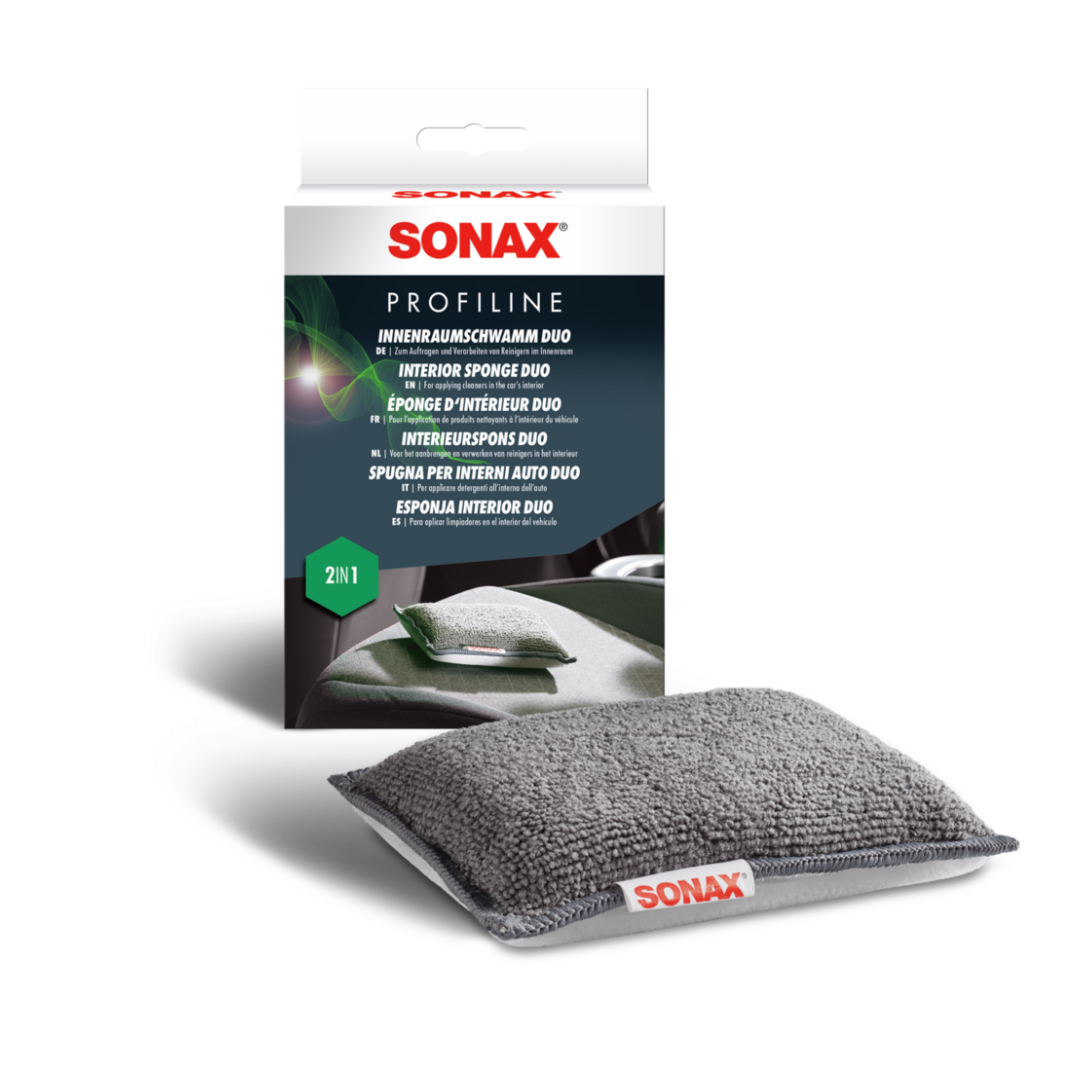 ESPONJA PARA LIMPEZA INTERNA INTERIOR SPONGE DUO SONAX